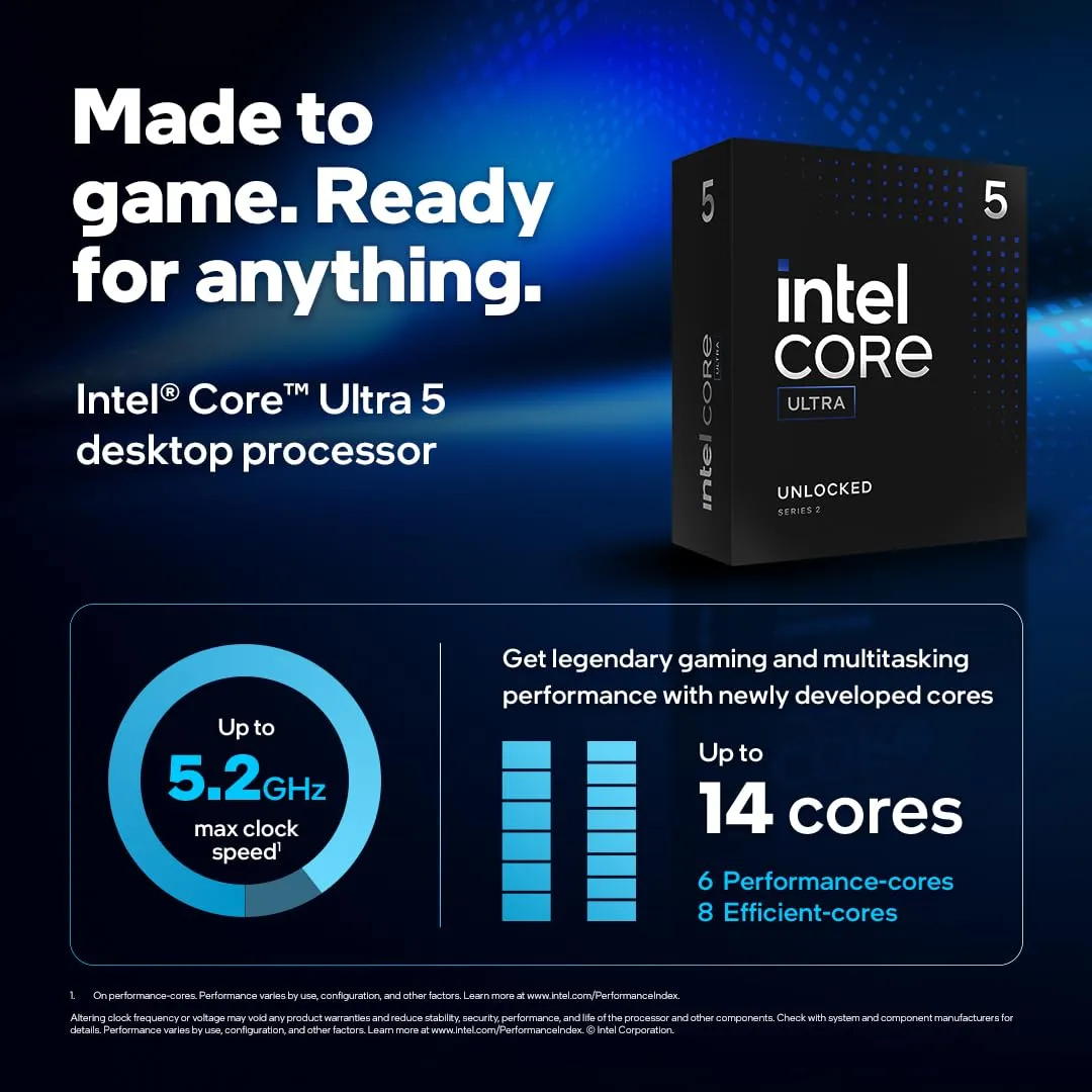 Intel Core Ultra 5 245K 14-Kern CPU LGA1851 DDR5 PCIe5