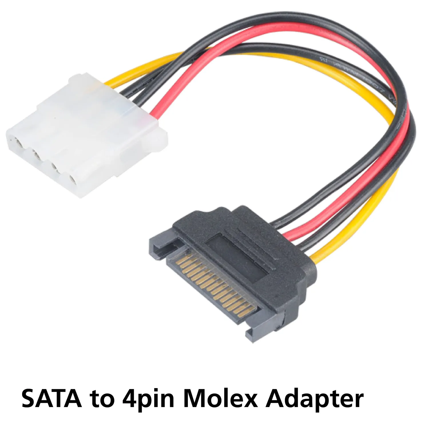 Akasa AK-CBPW03-KT02 SATA-Molex Adapter 15cm 2er
