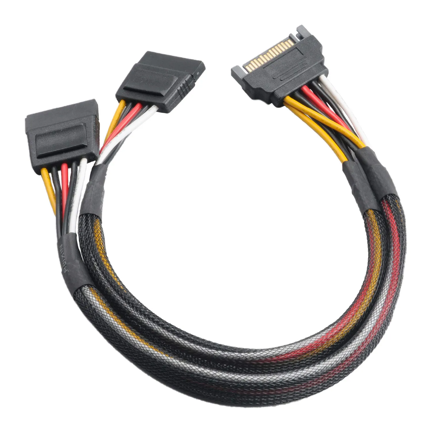 Akasa SATA Stromverteiler 30cm 2 Stück Y-Splitter