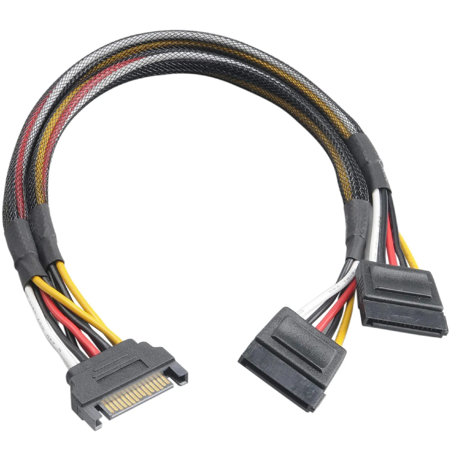 Akasa SATA Stromverteiler 30cm 2 Stück Y-Splitter