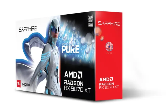 Sapphire Pure RX 9070 XT OC Grafikkarte 16GB weiß