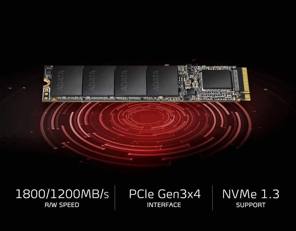XPG SX6000 Lite SSD 128GB M.2 PCIe NVMe mit Kühlkr