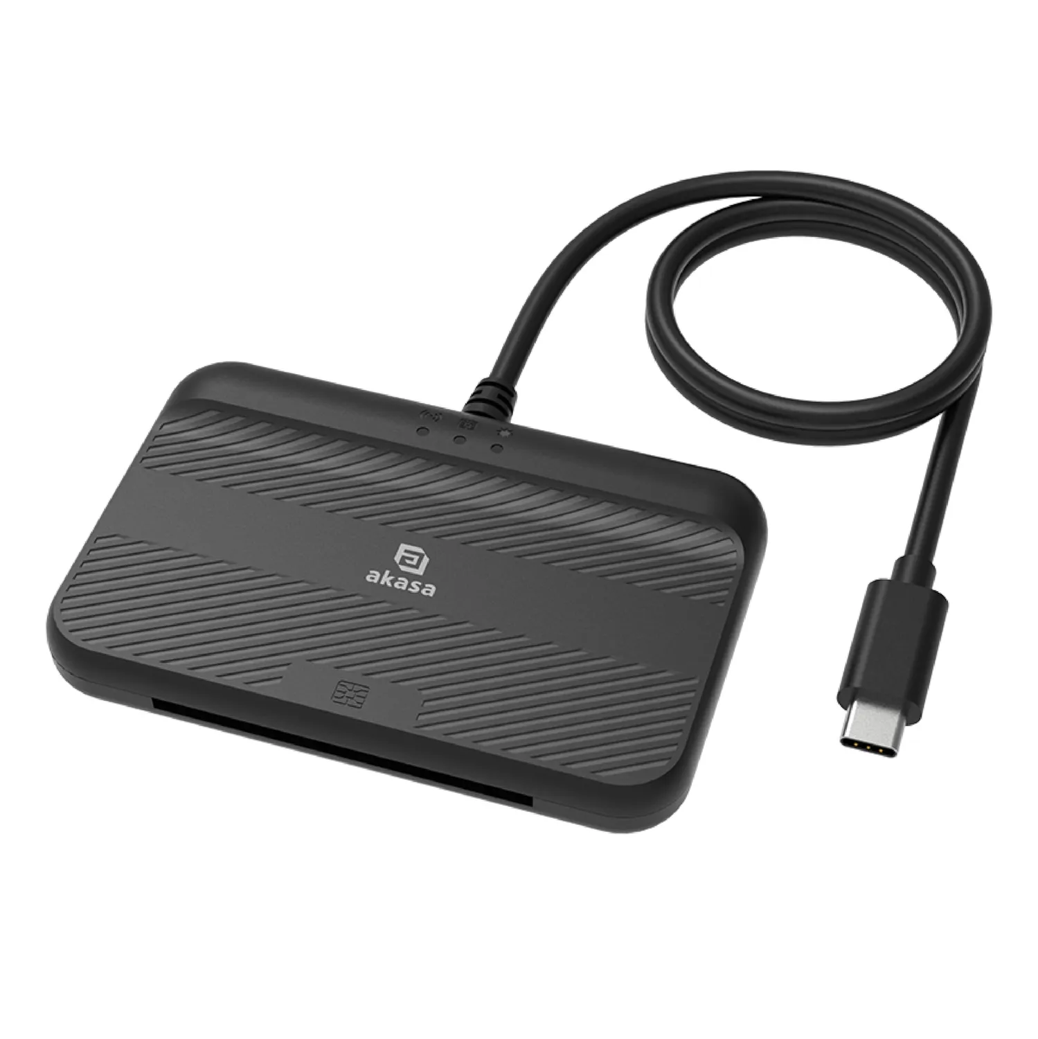 Akasa AK-CR-14BK Kartenleser USB-A Smartcard schwarz