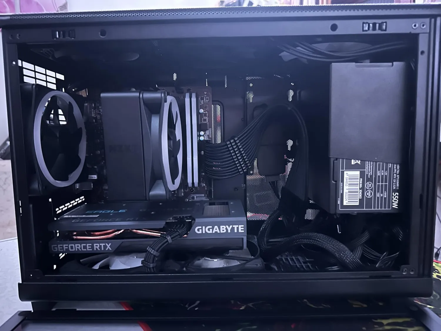 Lian Li DAN A3-mATX Wood PC-Gehäuse Buche Weiß Glas
