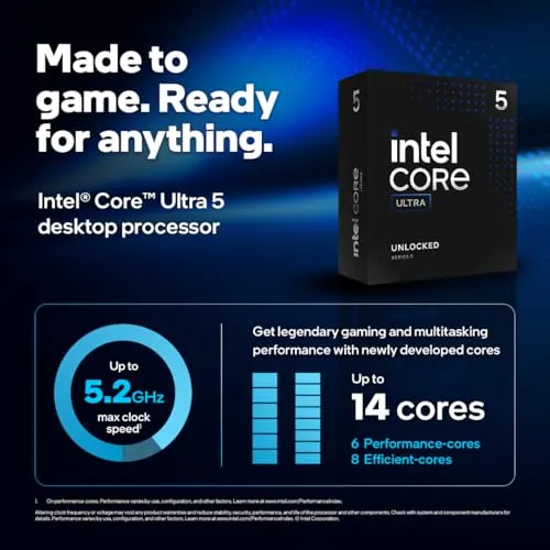 Intel Core Ultra 5 245K 14-Kern CPU LGA1851 DDR5 PCIe5