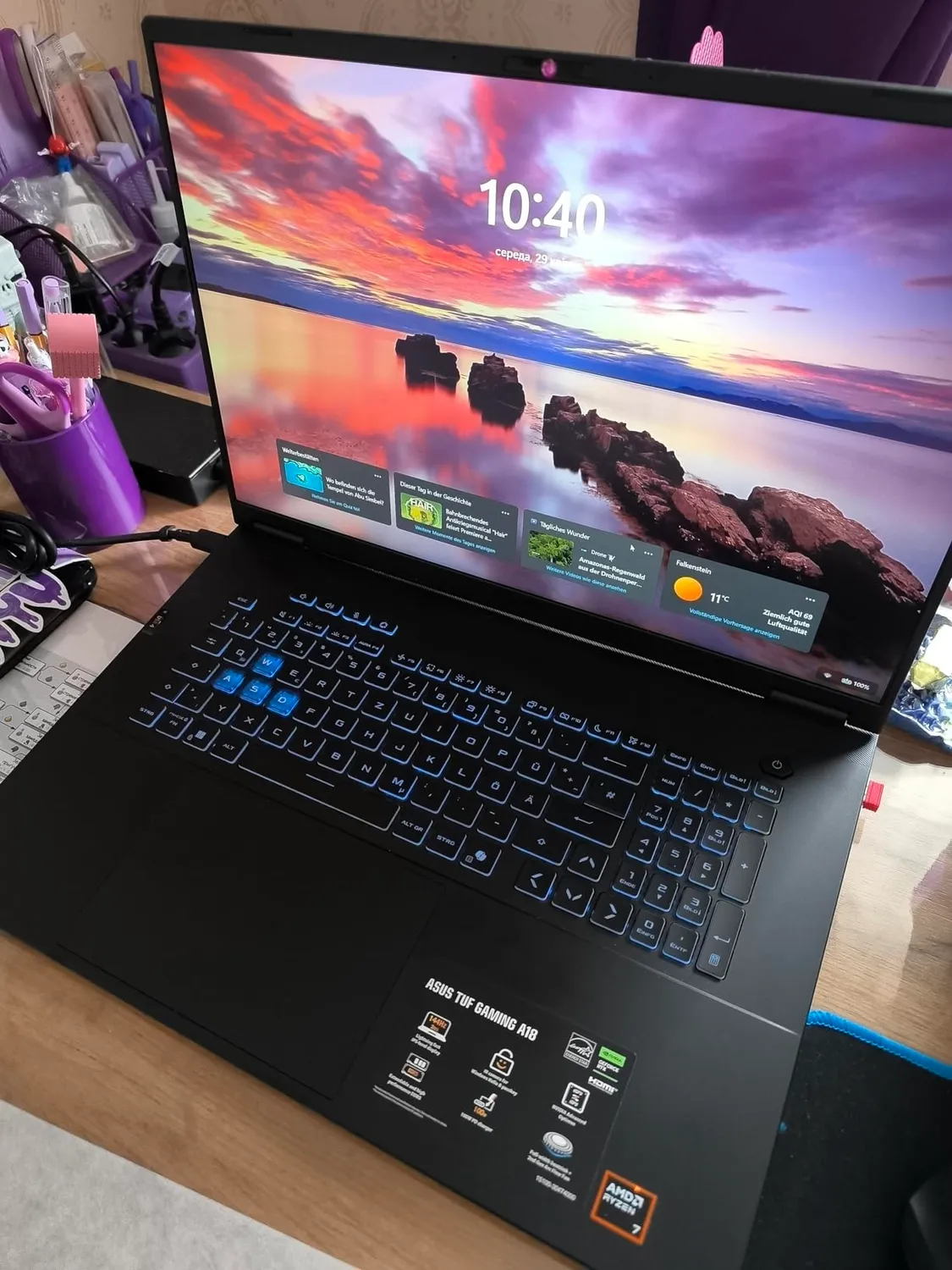 ASUS TUF A18 FA808UM-S8081W Gaming Laptop 18" RTX 5060