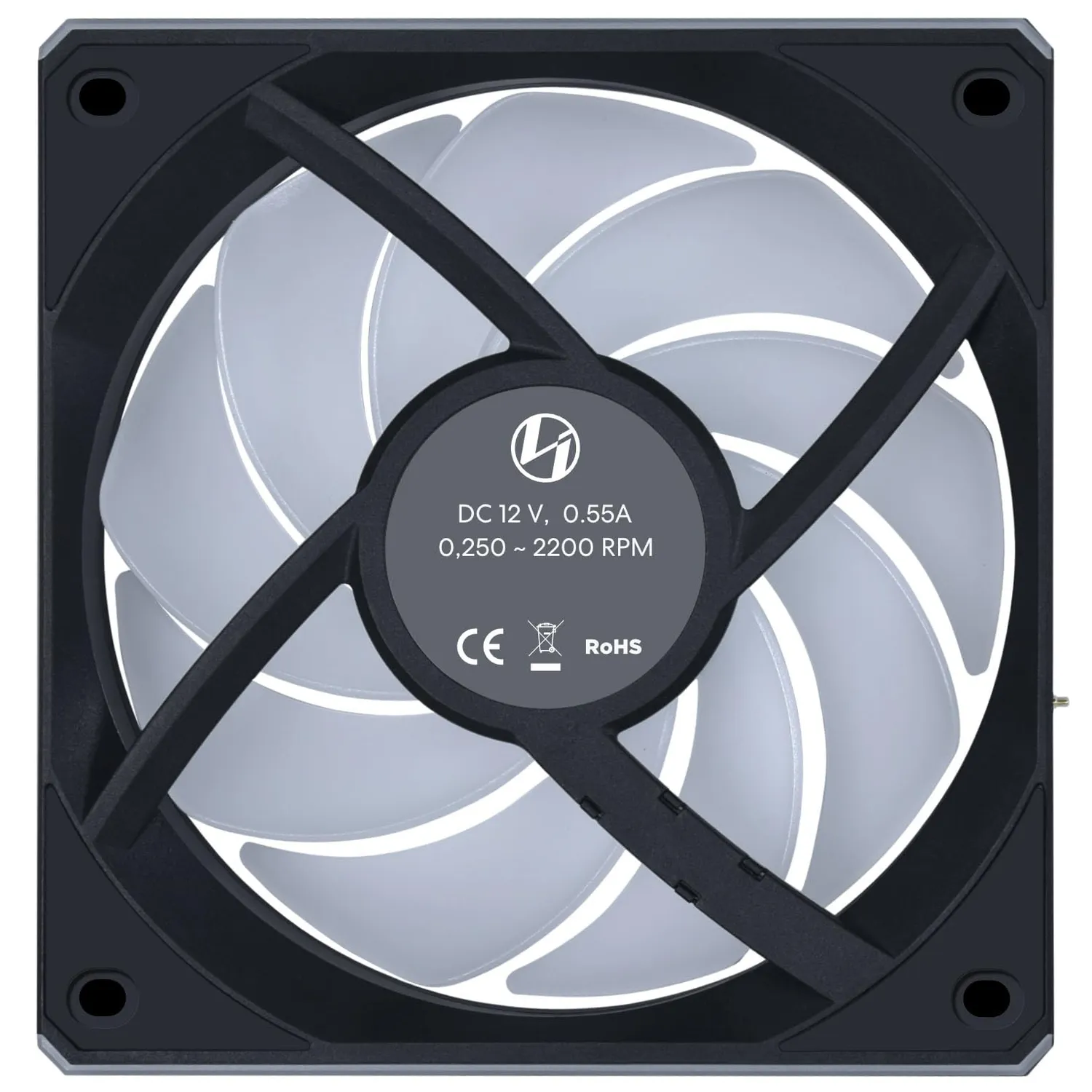 Lian Li UNI FAN CL 120mm Lüfter 3er Schwarz RGB Wireless