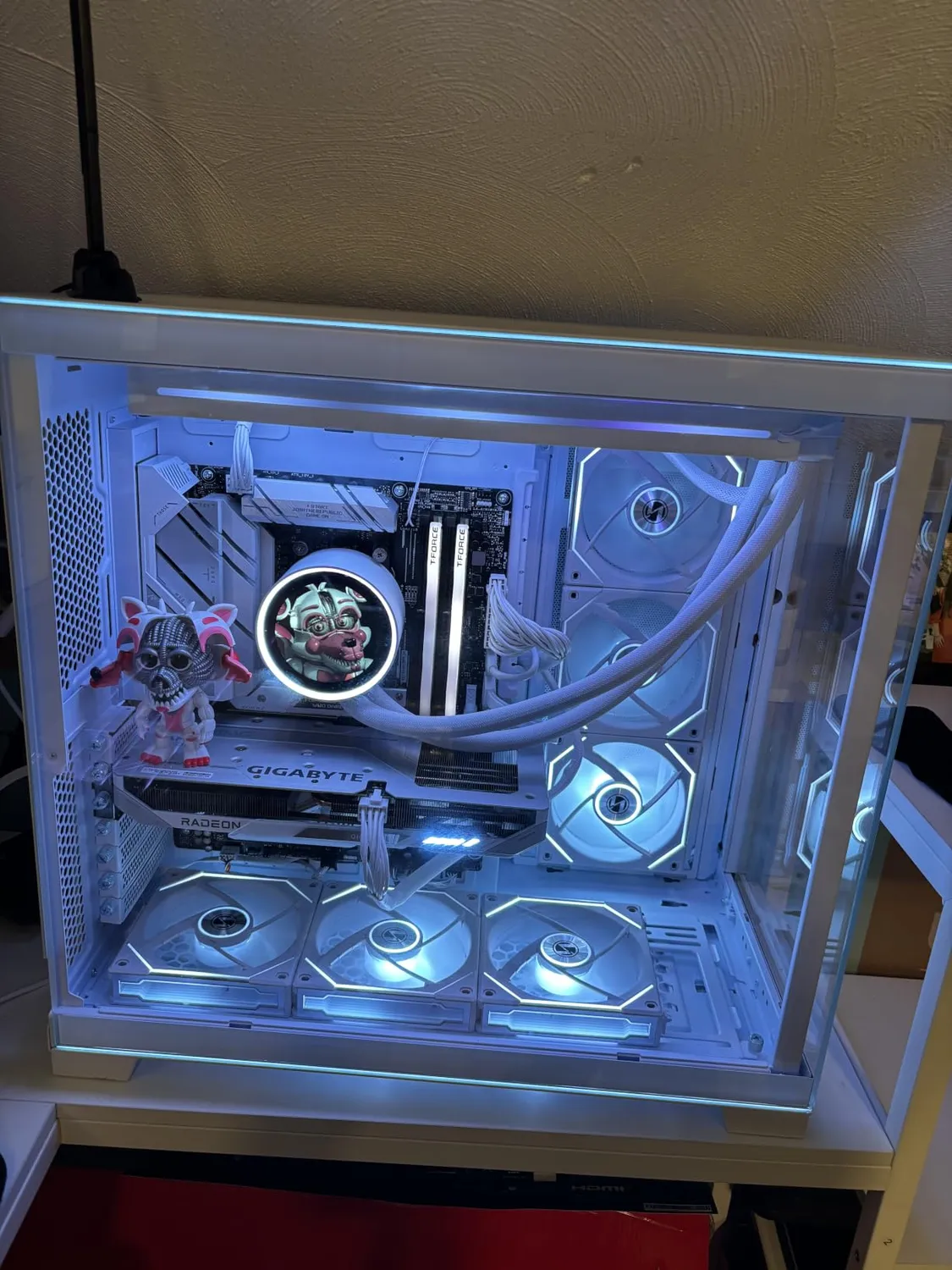 Lian Li O11D EVO RGB Gehäuse White E-ATX Glas Dual-Chamber