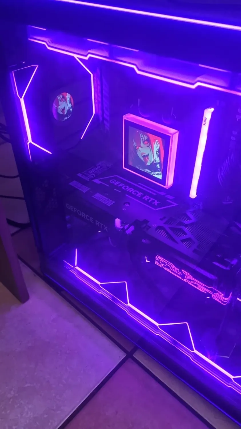 Lian Li UNI FAN TL Wireless LCD Lüfter 120mm RGB Schwarz