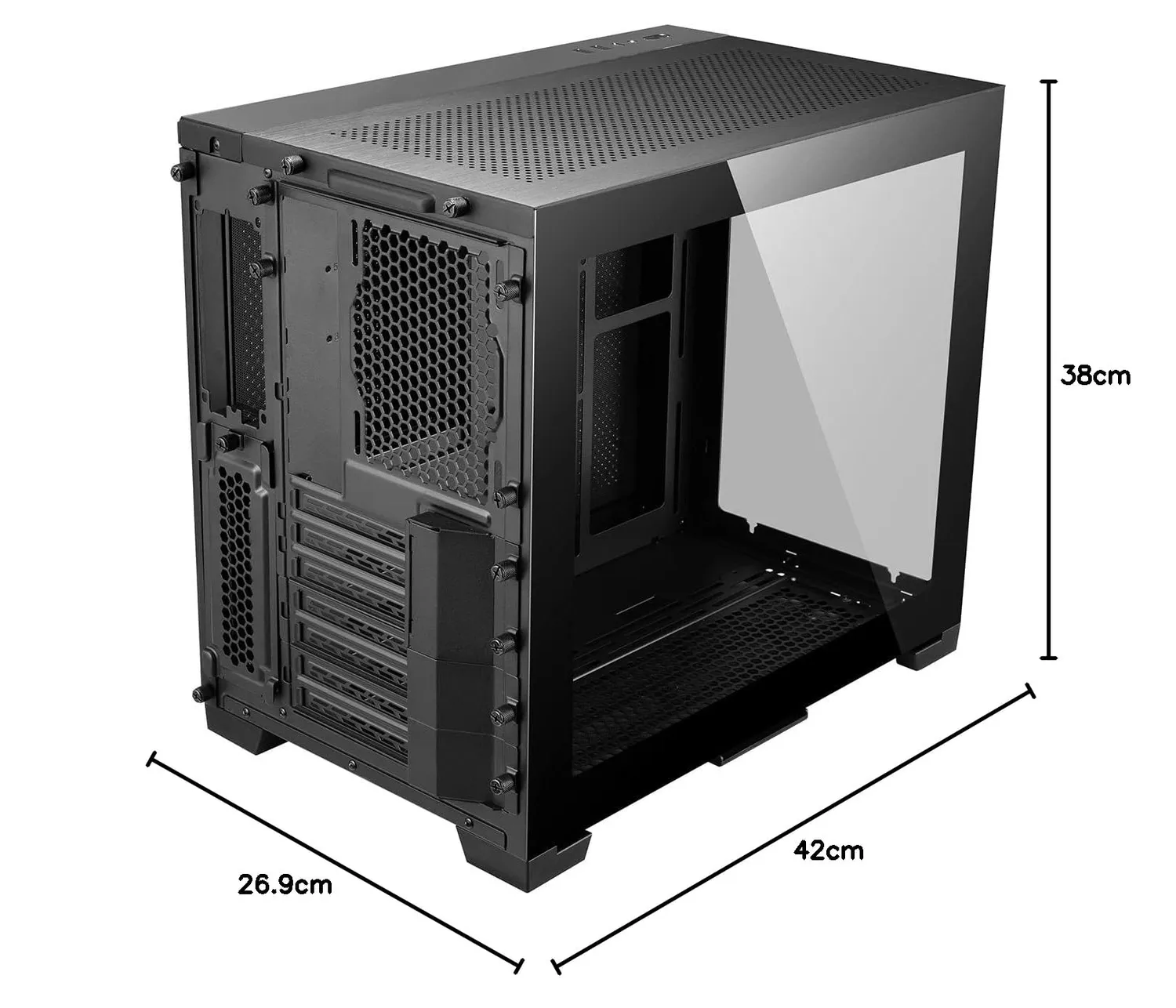Lian Li O11 Dynamic Mini Midi-Tower Gehäuse Schwarz Glas