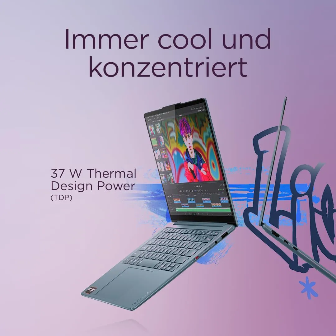 Lenovo Yoga Slim 7 Laptop 14 OLED 16GB 512GB Teal