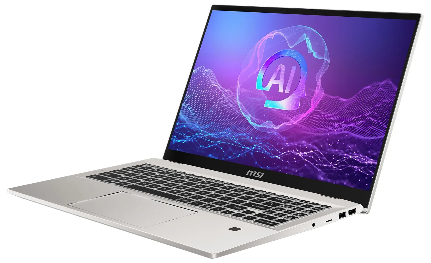 MSI Prestige A16 AI+ Laptop 16 QHD+ Ryzen AI 9 32GB/1TB Silver