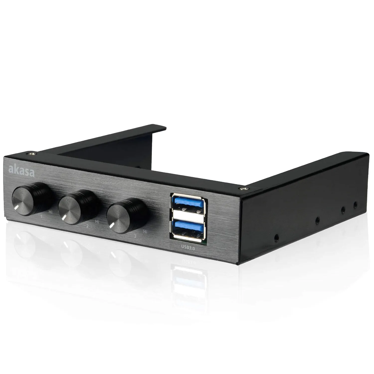 Akasa AK-FC-08BKV2 Lüftersteuerung 5,25 6-Kanal LED