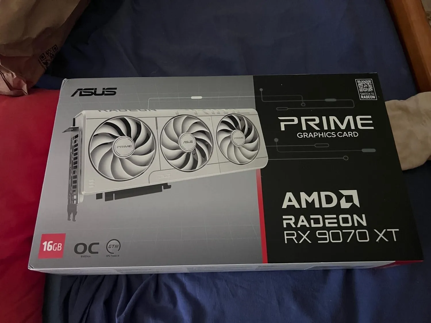 AMD Radeon RX 9070 XT Grafikkarte 16GB Prime OC