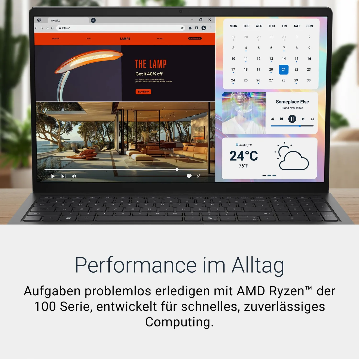 Dell 15 Ryzen 5 130 Laptop 8GB 512GB 15,6 FHD ohne Netzteil
