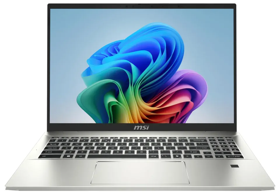 MSI Prestige A16 AI+ Laptop 16 QHD+ Ryzen AI 9 32GB/1TB Silver
