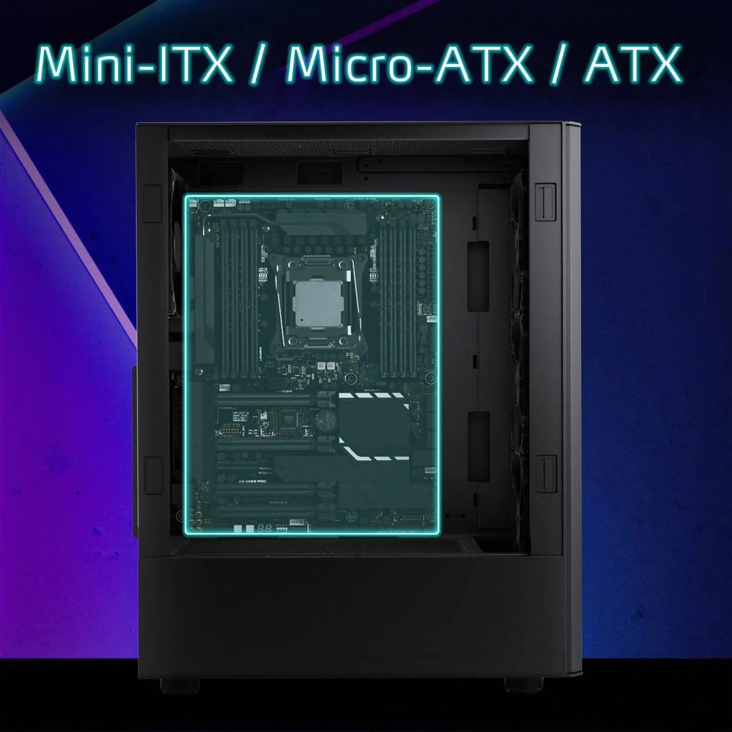 XPG Valor Air Midi-Tower Gehäuse ATX Schwarz