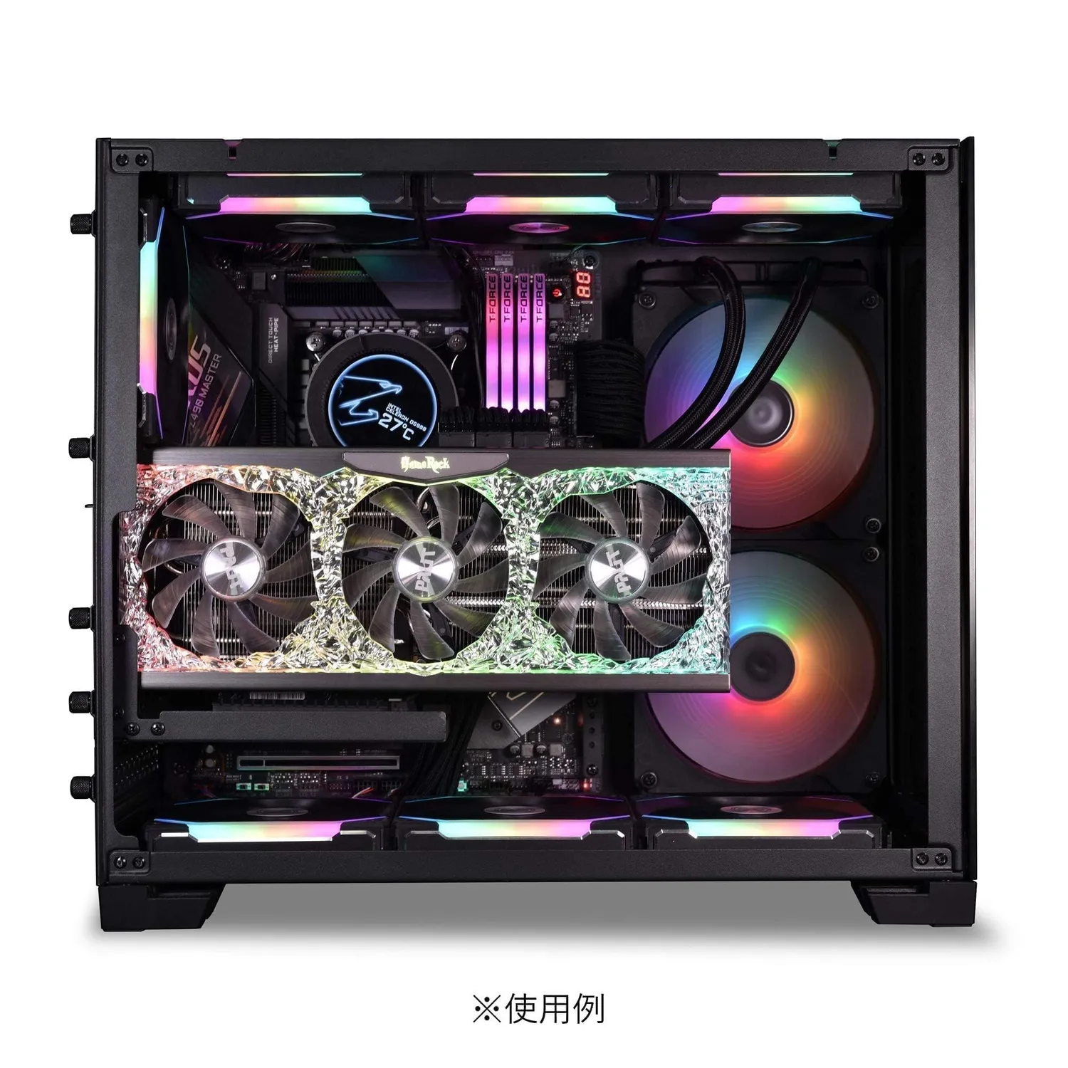 Lian Li O11D-1X-3 Mini Riser-Karte PCIe 3.0 200mm Schwarz