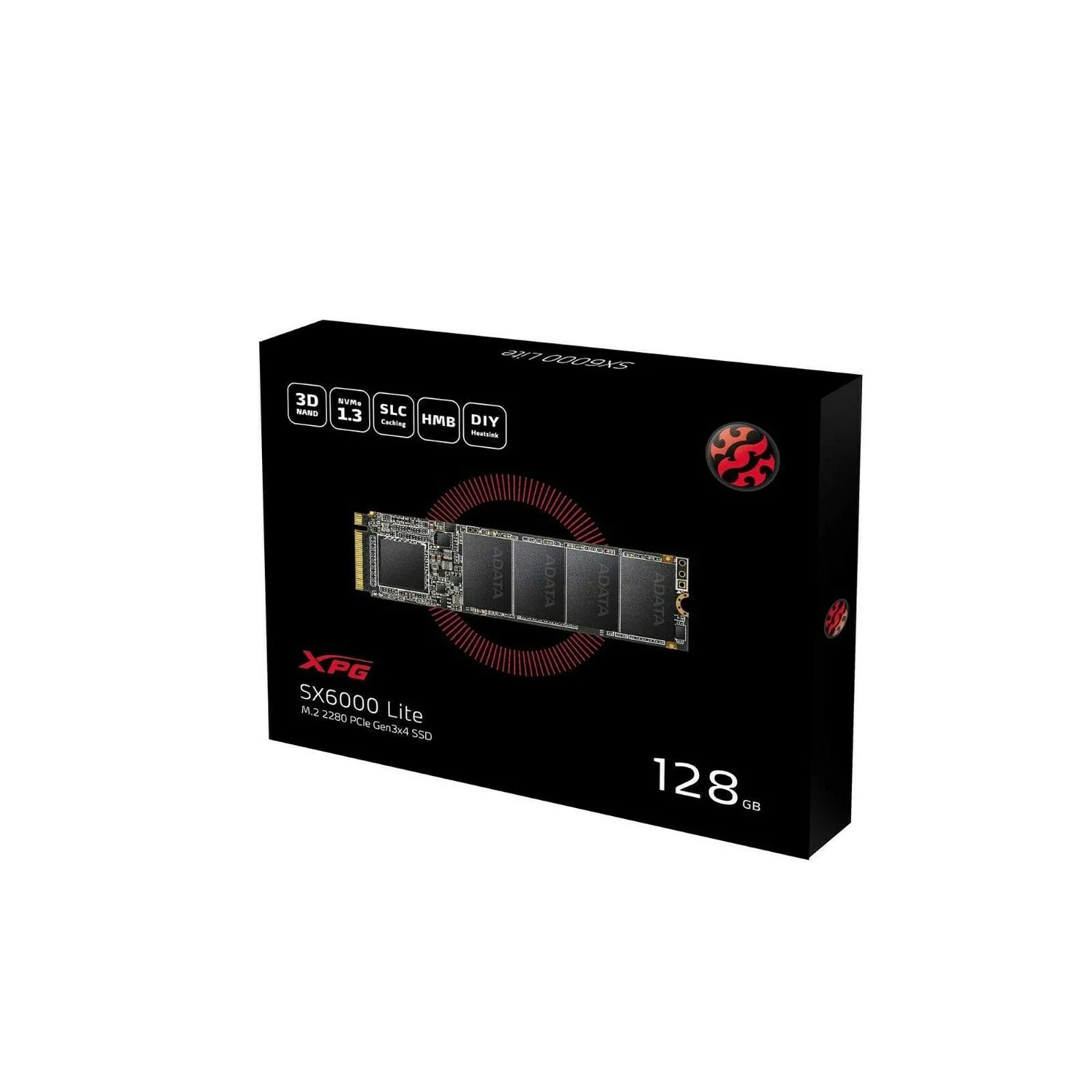 XPG SX6000 Lite SSD 128GB M.2 PCIe NVMe mit Kühlkr
