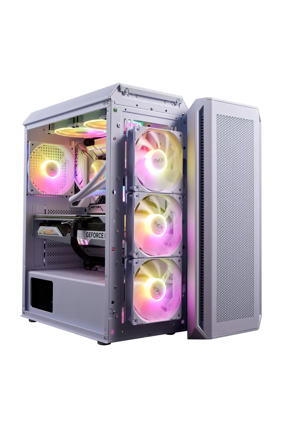 XPG Valor Air Plus VALORAIRPLUSMTA-WHCWW PC-Gehäuse weiß 4x ARGB