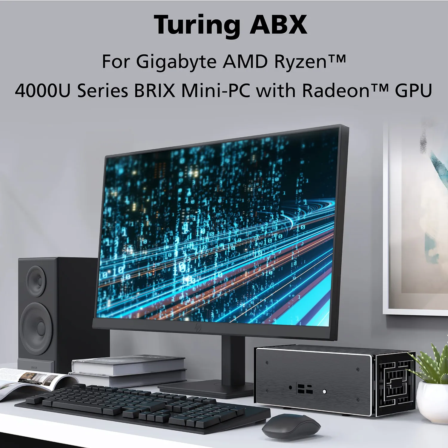 Akasa Turing ABX A-NUC76-M1B Gehäuse lüfterlos