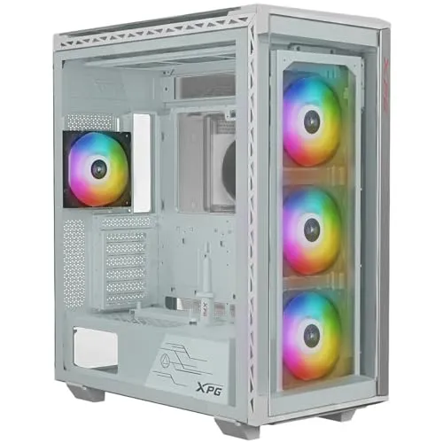 XPG Battlecruiser II ST Mid-Tower Gehäuse weiß 4x ARGB E-ATX