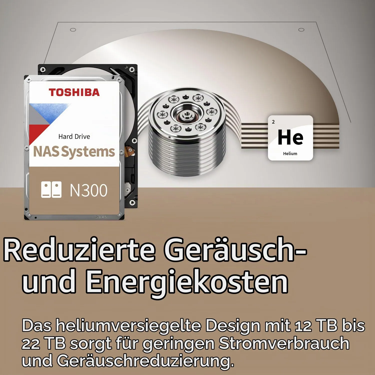 Toshiba N300 Festplatte 8TB NAS 7200rpm 256MB 3.5 Zoll