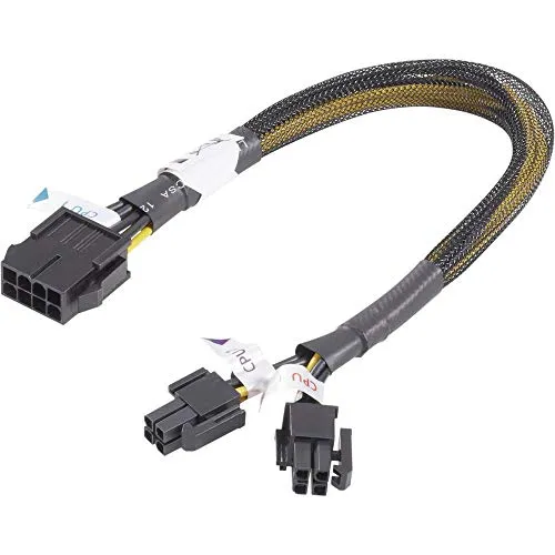 Akasa PCIe Stromverlängerung 8-pol auf 2x 4-pol 30cm