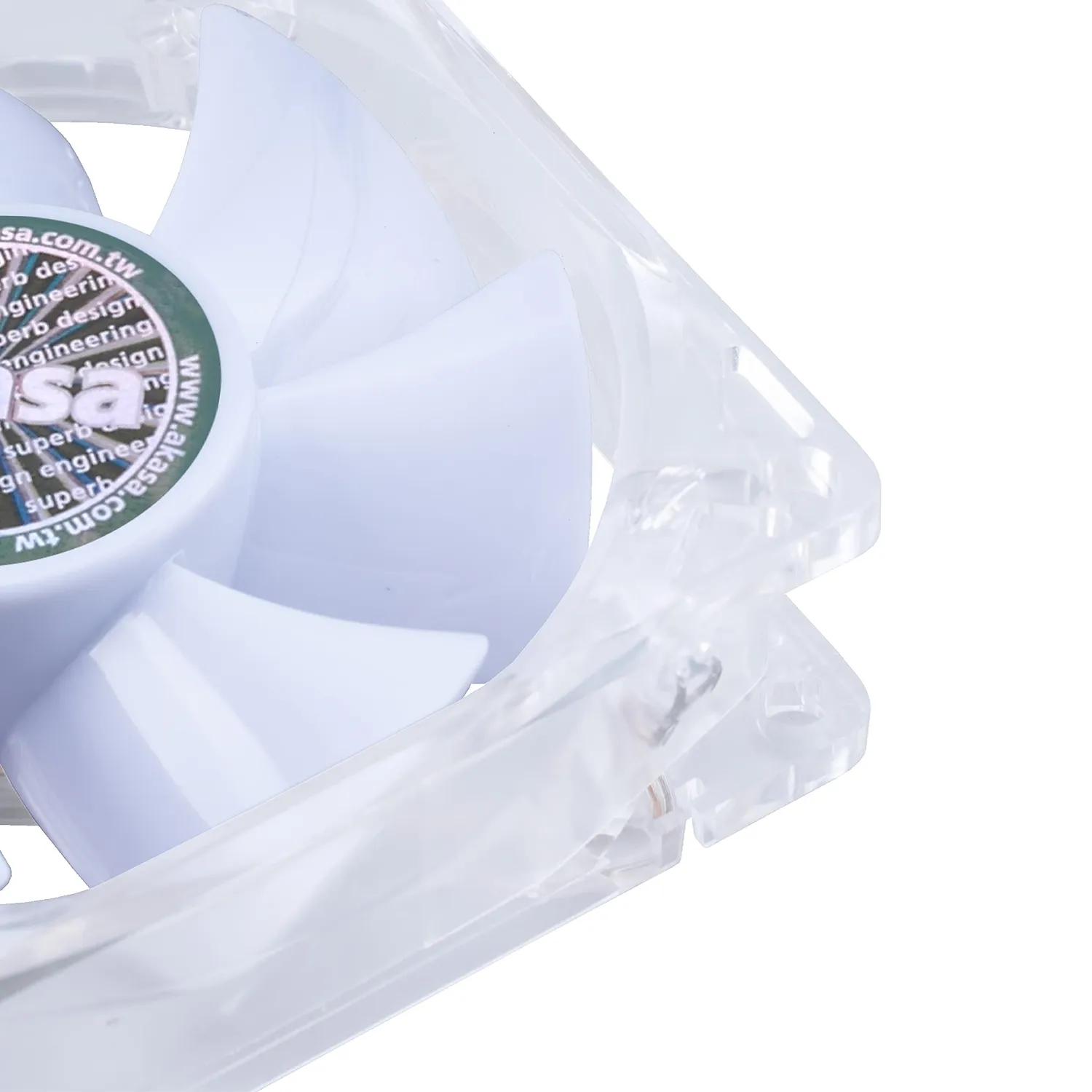 AKASA AK-FN054 80mm Gehäuselüfter Weiß LED leise