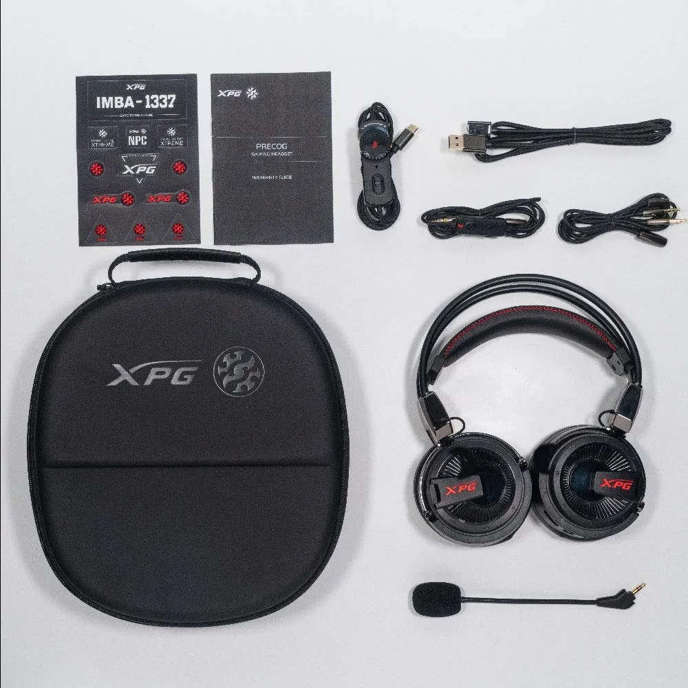 XPG Precog Gaming-Headset schwarz USB-C 7.1 FPS-Modus