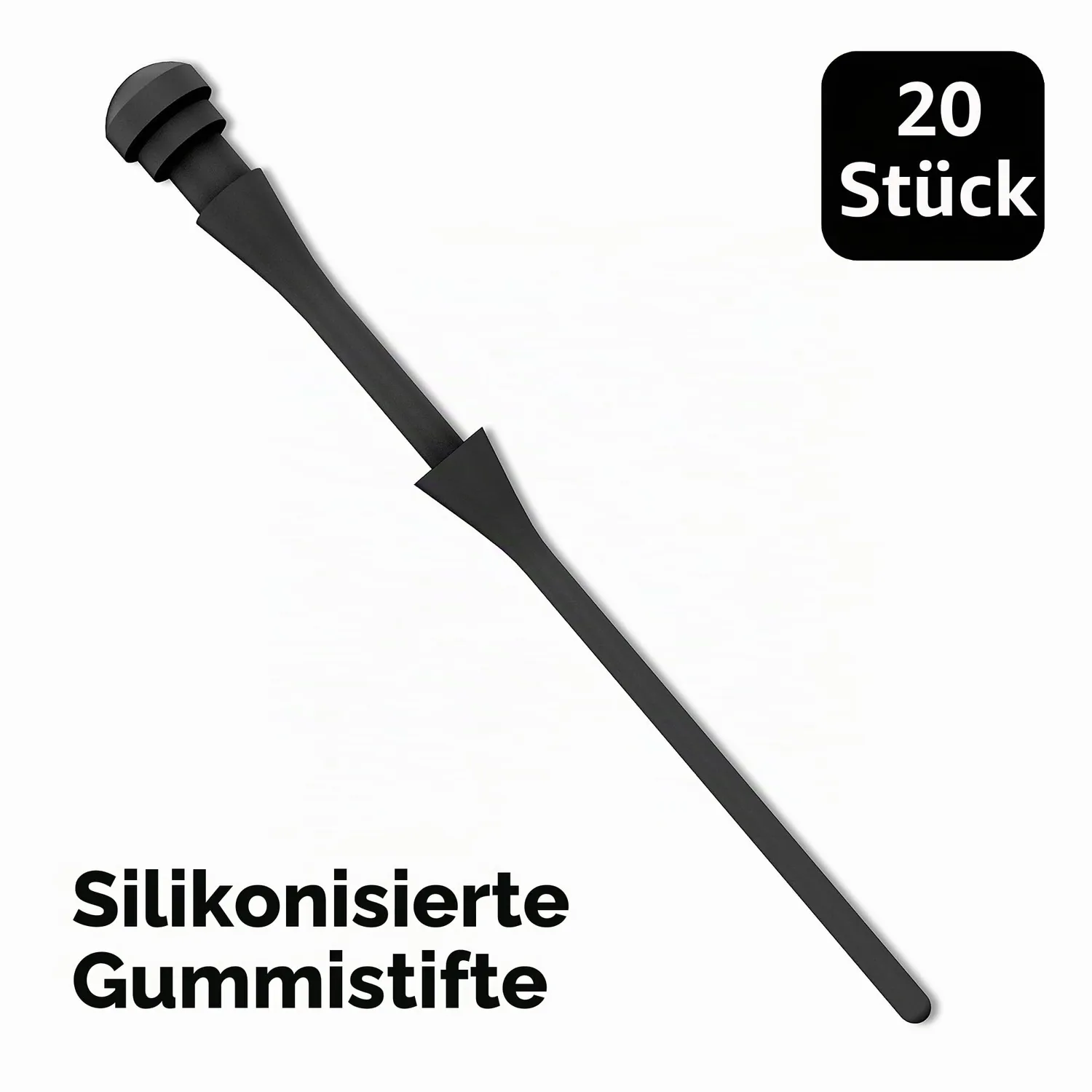 Akasa AK-MX003 Gummi Lüfter-Halterungen 20 Stück schwarz Anti-Vibration