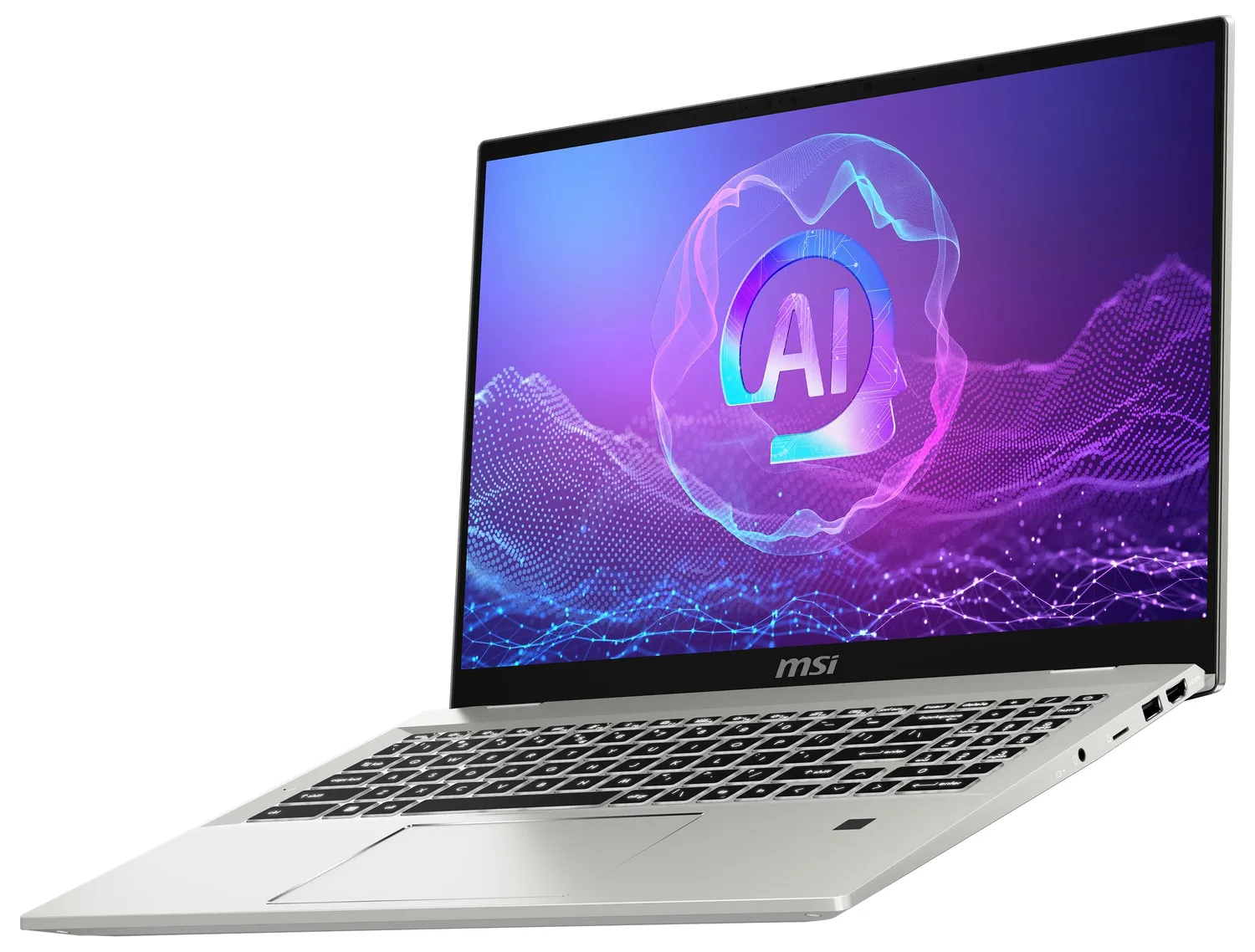 MSI Prestige A16 AI+ Laptop 16 QHD+ Ryzen AI 9 32GB/1TB Silver
