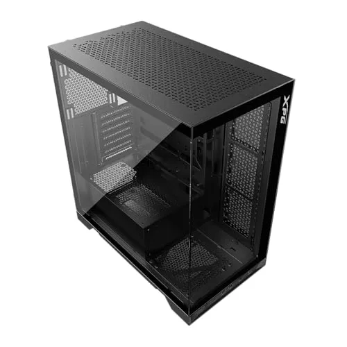 XPG Invader X Mid-Tower Gehäuse Schwarz Glas