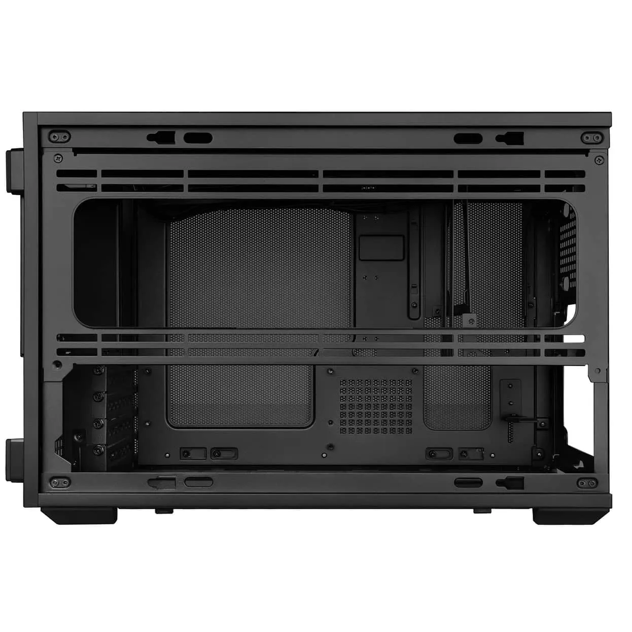 Lian Li DAN B4 Wood Gehäuse Micro-ATX Schwarz