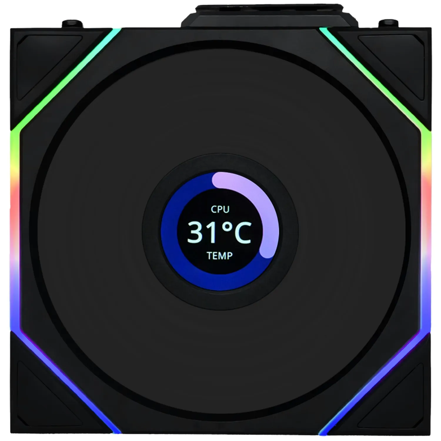 Lian Li UNI FAN TL Wireless LCD Lüfter 120mm RGB Schwarz