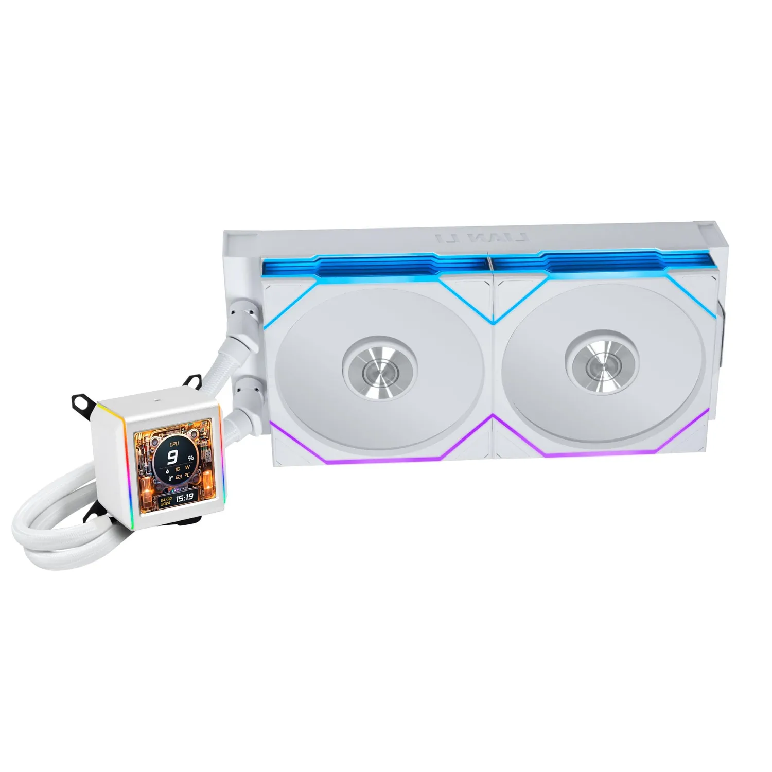 Lian Li Galahad II LCD 280 TL Wireless AiO weiß