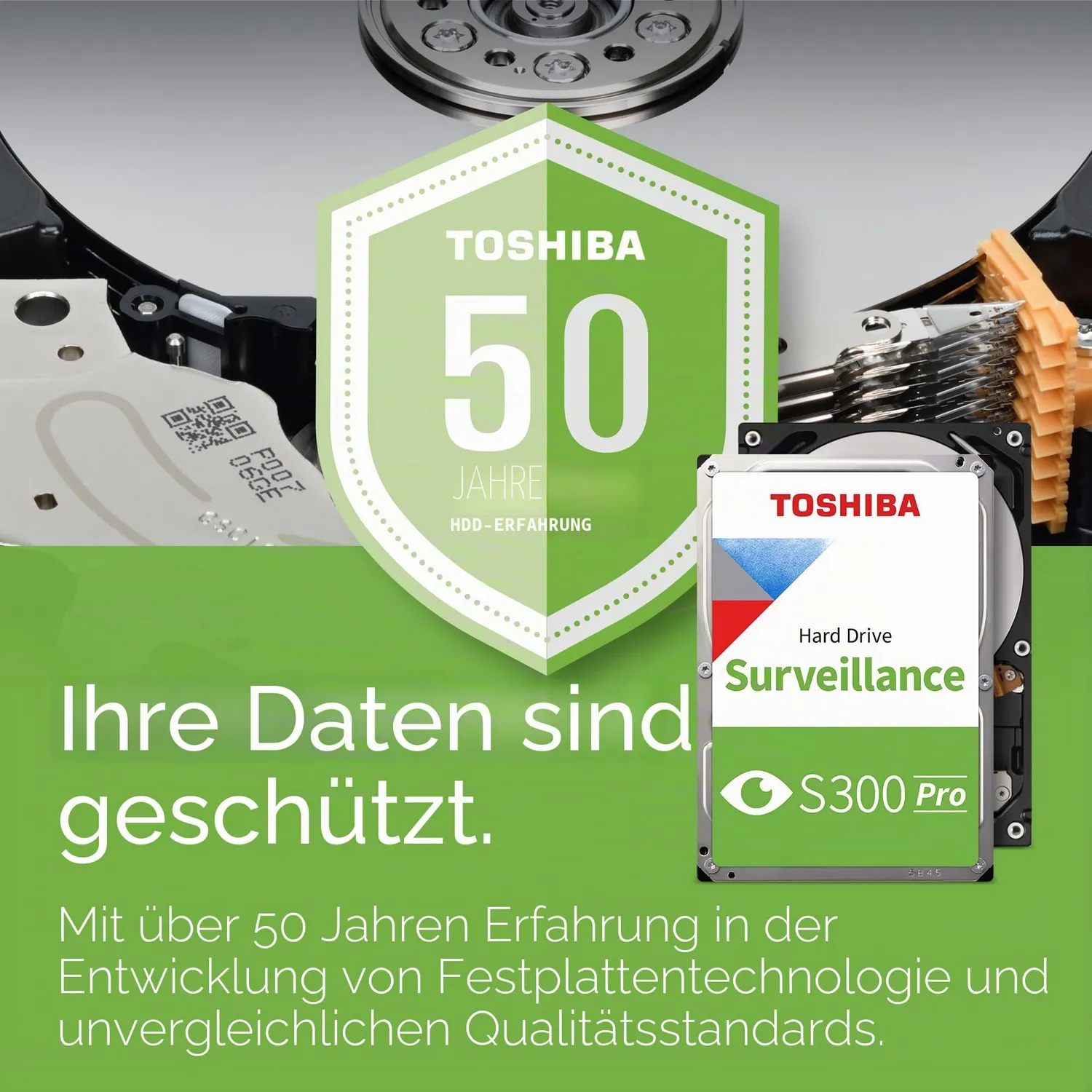 Toshiba S300 Pro MD10ADA10TV Festplatte 10TB Überwachung