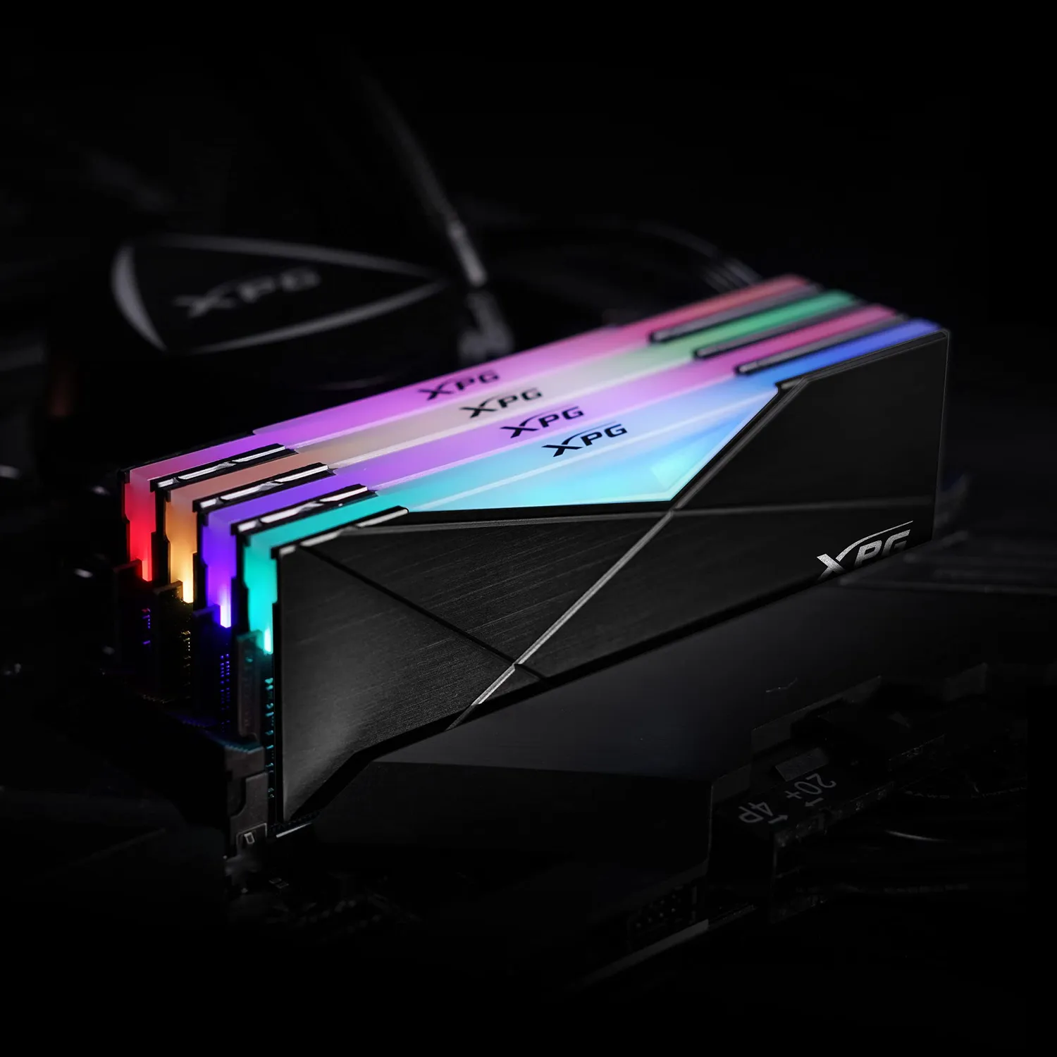 XPG Spectrix D55 3200MHz RAM 32GB DDR4 schwarz RGB