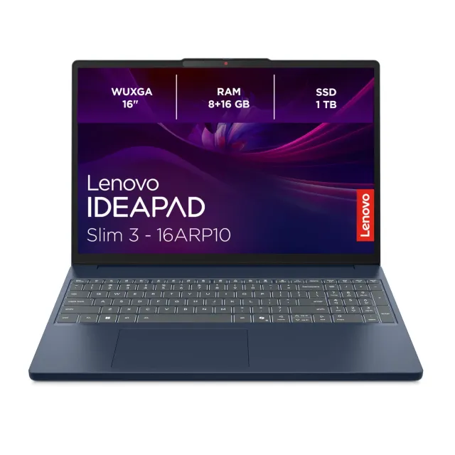 Lenovo IdeaPad Slim 3 Laptop Ryzen 5 7535HS 24GB 1TB 16 Zoll