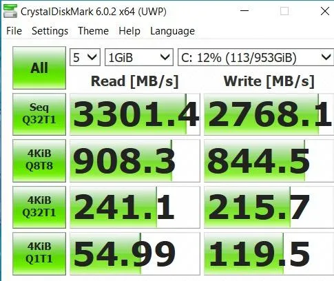 XPG SX8200 Pro 512GB M.2 SSD PCIe Gen3x4