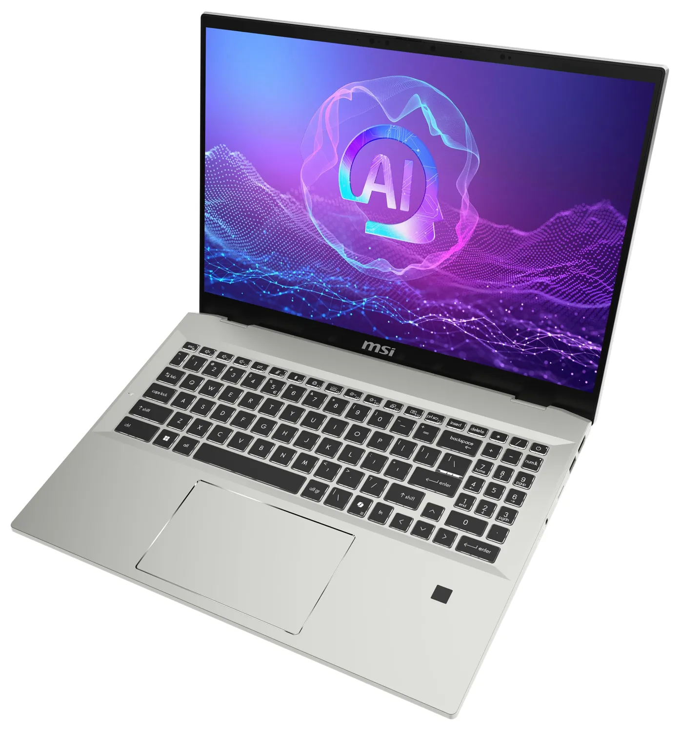 MSI Prestige A16 AI+ Laptop 16 QHD+ Ryzen AI 9 32GB/1TB Silver