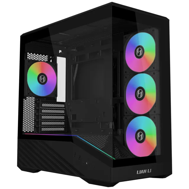 Lian Li Vector V100R Mini Gehäuse schwarz Temperglas mATX
