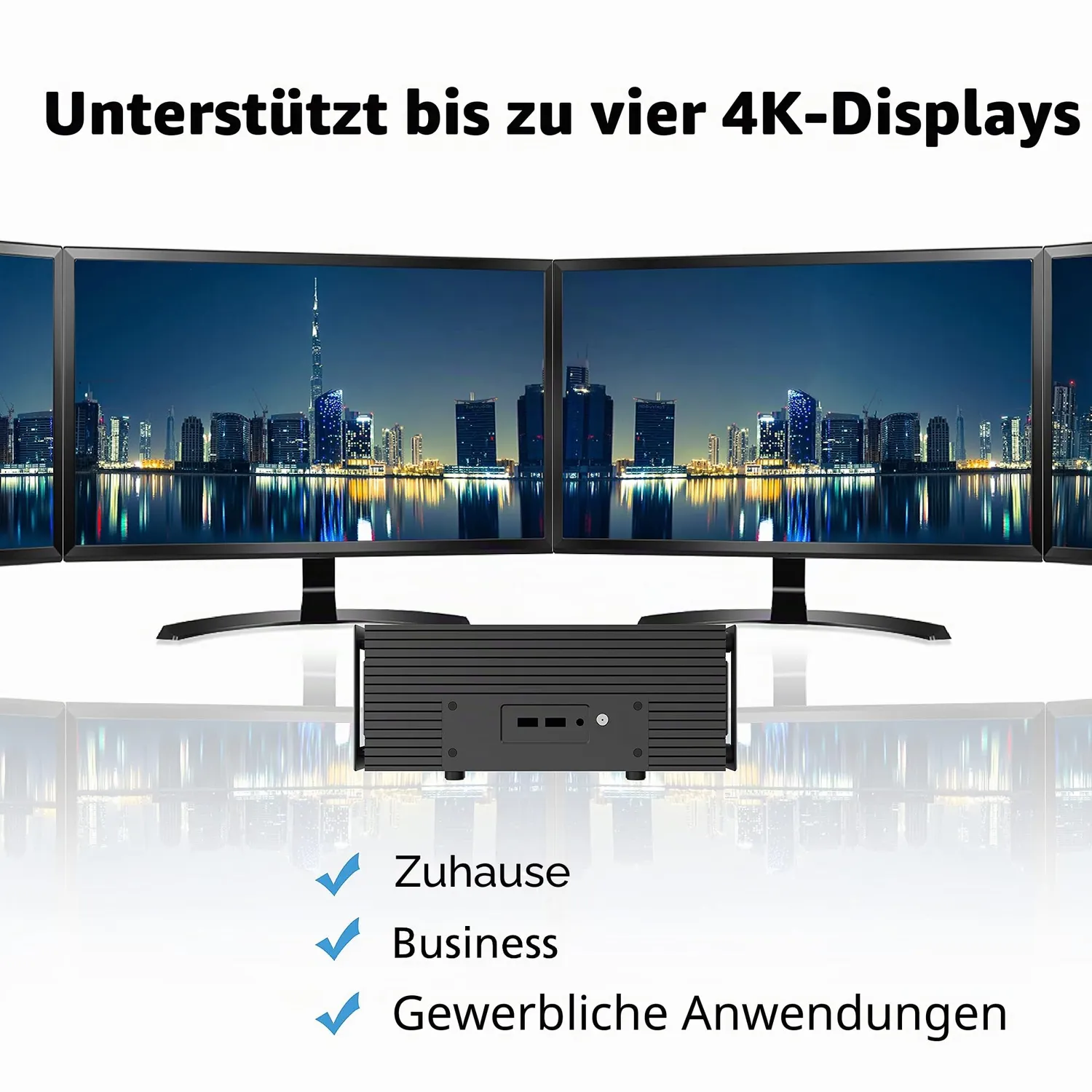 AKASA Turing WS Gehäuse lüfterlos für NUC 12
