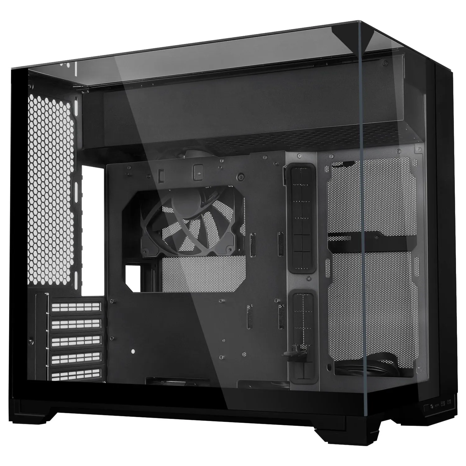Lian Li O11 Vision-M PC-Gehäuse weiß mATX Glas