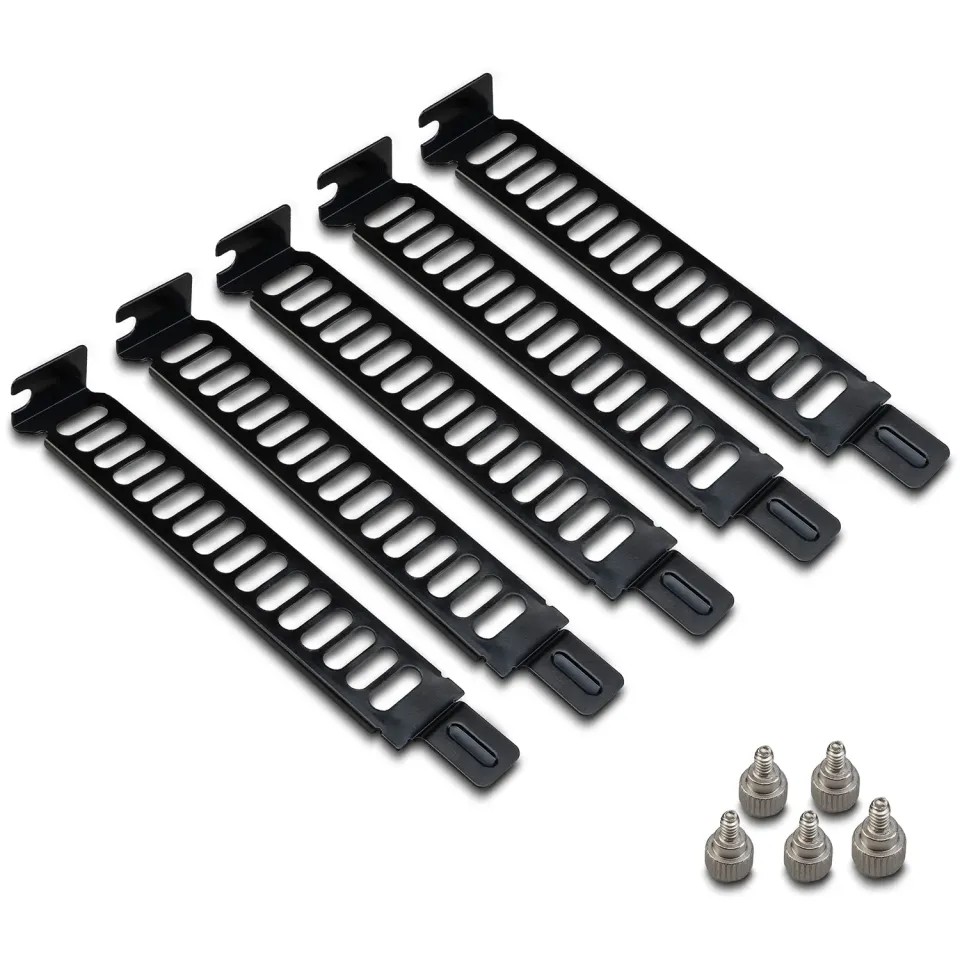 Akasa AK-MX302-KT05 PCI-Slotblenden Stahl 5 Stück Schwarz