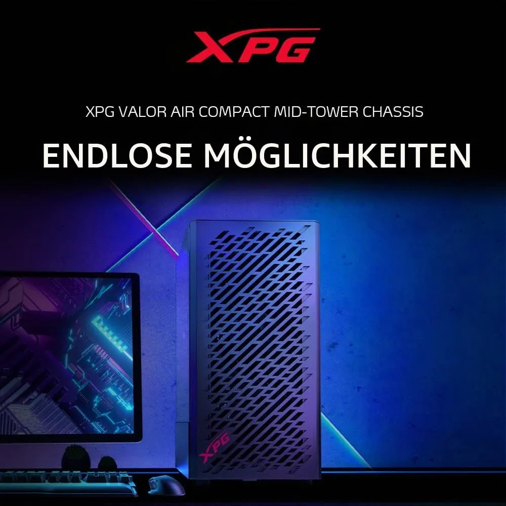 XPG Valor Air Midi-Tower Gehäuse ATX Schwarz