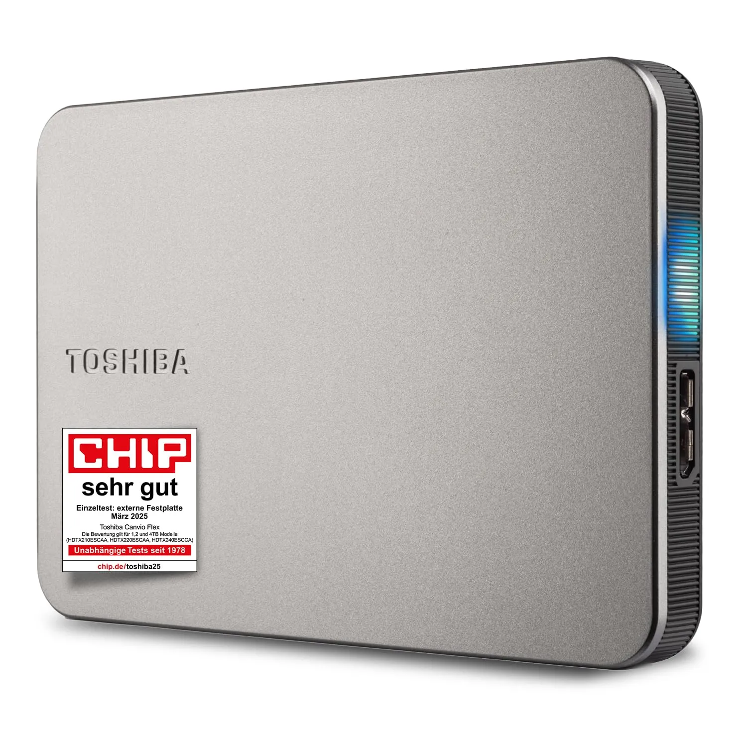 Toshiba Canvio Flex externe HDD 4TB silber USB 3.2