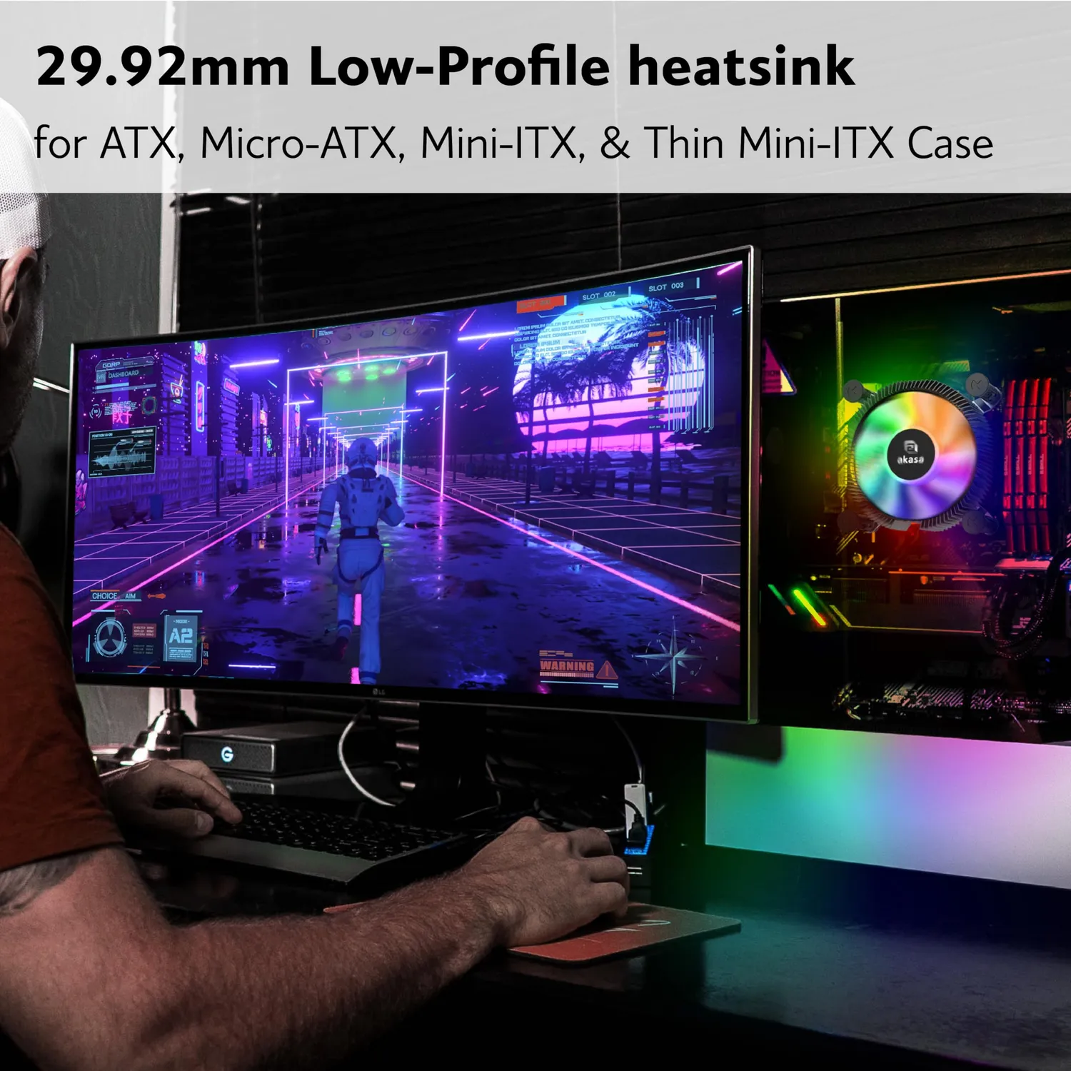 Akasa Vegas Chroma iLG AK-CC6615BP01 CPU-Kühler
