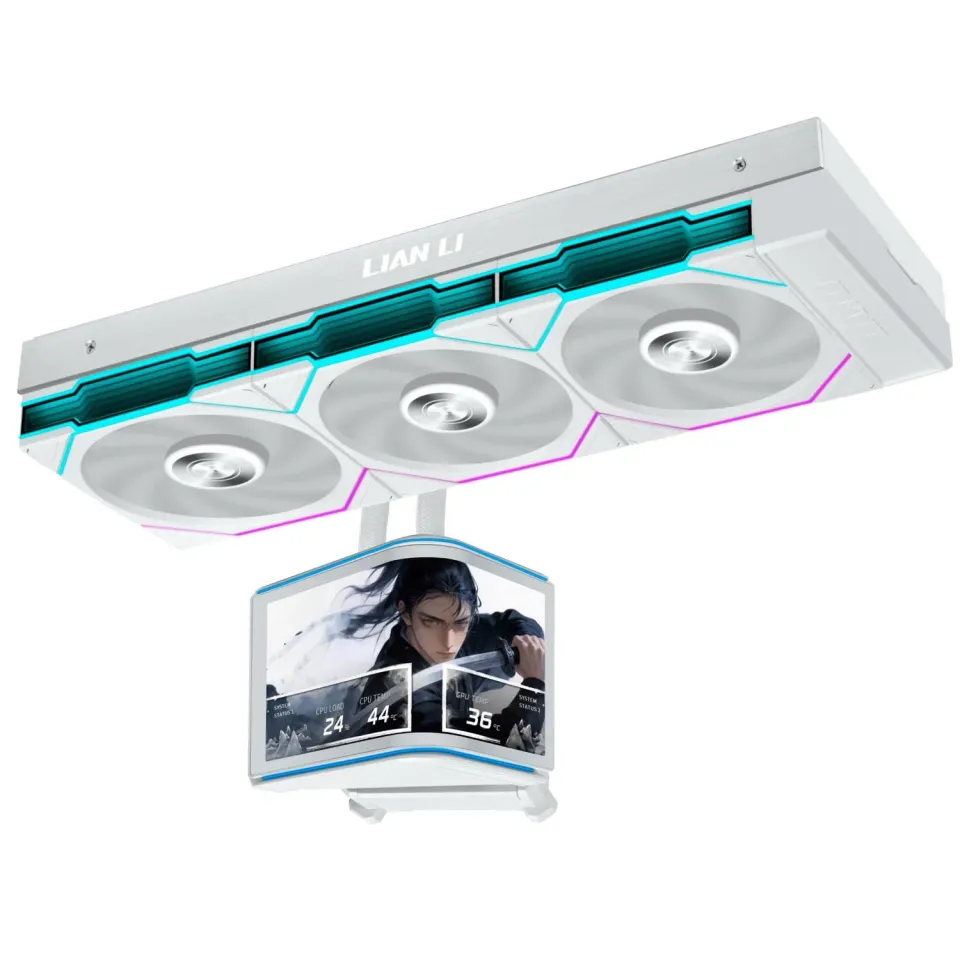 Lian Li HydroShift II OLED Curved 360 AIO weiß TL FLEX