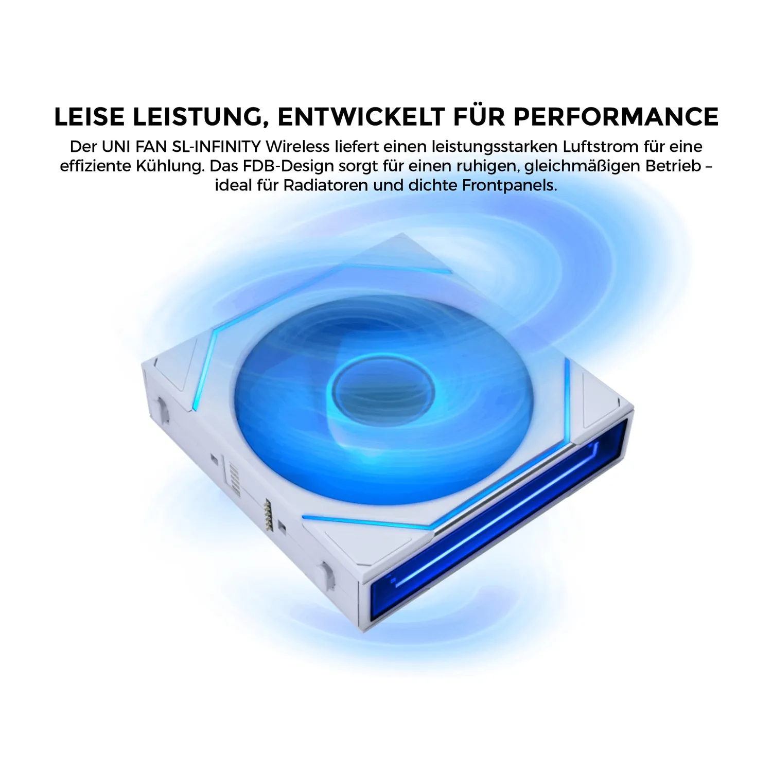 Lian Li UNI FAN SL-INF Wireless Lüfter 140mm schwarz Reverse